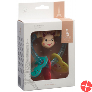 Sophie La Girafe heart rattle