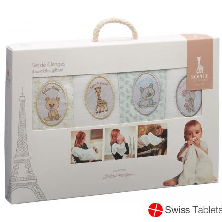 Sophie La Girafe 4 Piece Diaper Set buy online