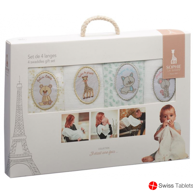 Sophie La Girafe 4 Piece Diaper Set buy online
