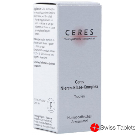 Ceres kidney bubble complex drop Fl 20 ml