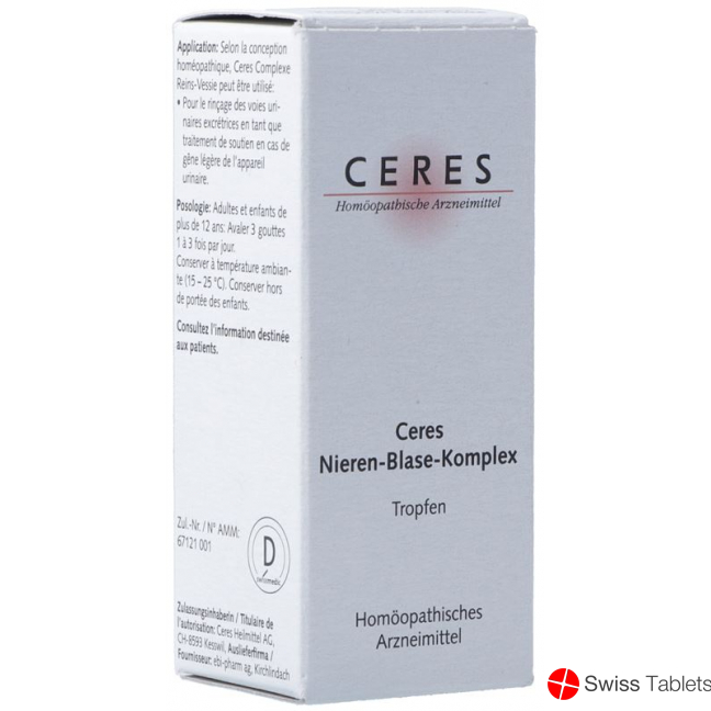 Ceres kidney bubble complex drop Fl 20 ml
