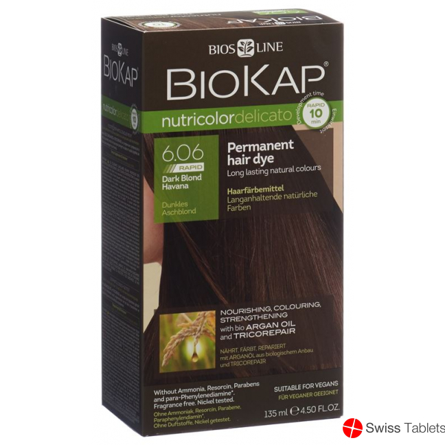 Biokap Nutricolor Delicato Rapid Dunk Aschb 135ml buy online