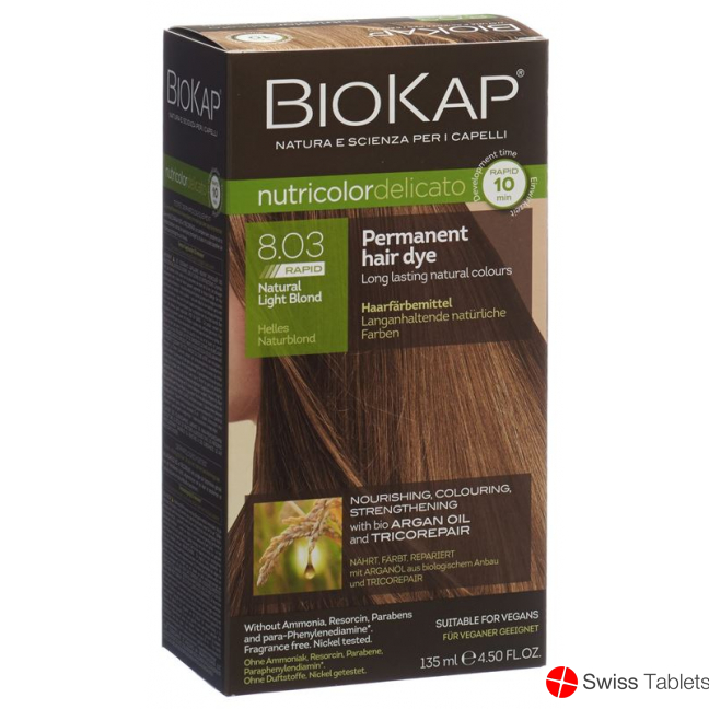 Biokap Nutricolor Delicato Rapid He Naturbl 135ml buy online