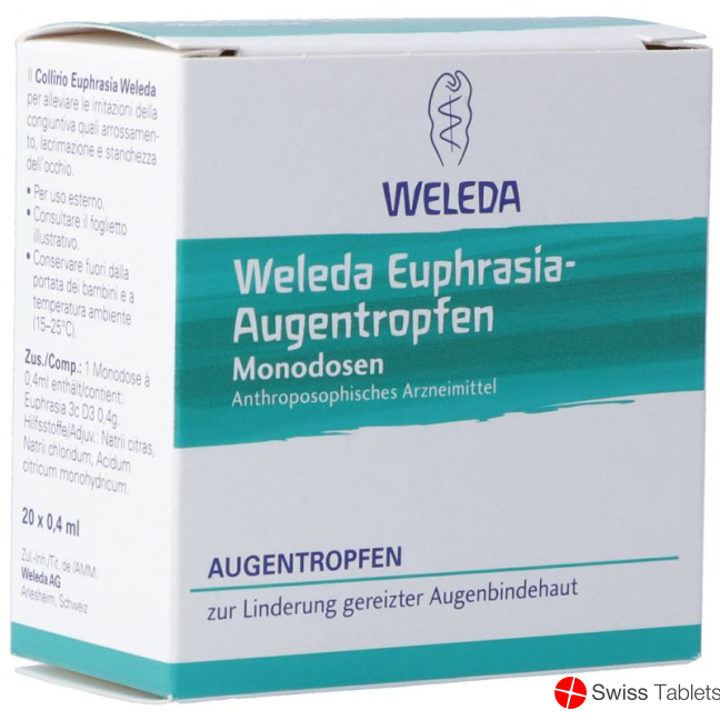 Weleda Euphrasia eye drops monodose 20 x 0.4 ml