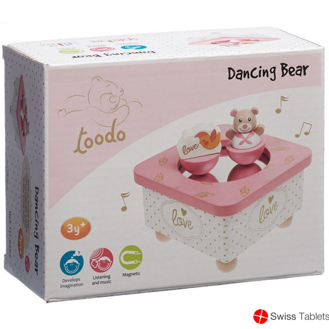 Toodo Golden Bär Musik Box Pink buy online