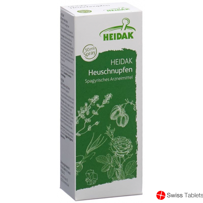 Heidak Heuschnupfen Spray Flasche 30ml buy online