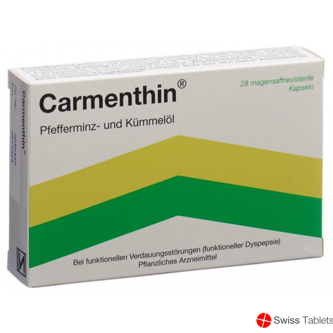 Carmenthin Kapseln Magensaftresistente 28 Stück buy online