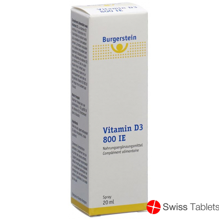 Burgerstein Vitamin D3 800 IU Spr 20 ml buy online