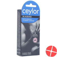 Ceylor Blue Ribbon Condoms with Reservoir 6 pieces
