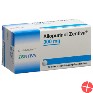 Allopurinol 300 mg tbl Zentiva 100 pcs