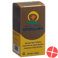 Spirulina Marcus Rohrer Tabletten Glasflasche 180 Stück