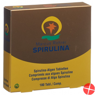 Spirulina Marcus Rohrer Tabletten Refill Beutel 180 Stück
