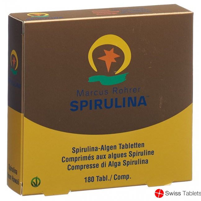 Spirulina Marcus Rohrer Tabletten Refill Beutel 180 Stück buy online