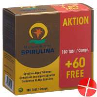 Spirulina Marcus Rohrer Tabletten 180 Stk+60 Stk Gratis