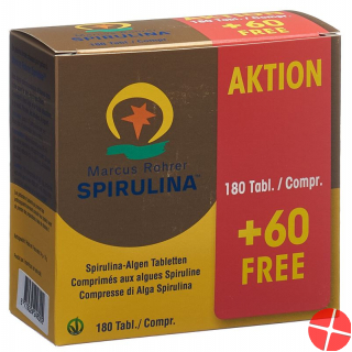 Spirulina Marcus Rohrer Tabletten 180 Stk+60 Stk Gratis