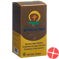 Spirulina Marcus Rohrer Tabletten Glasflasche 540 Stück