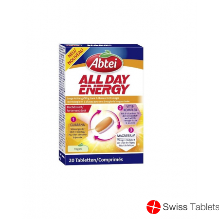 Abbey All Day Energy Tablets Blister 20 pieces buy online