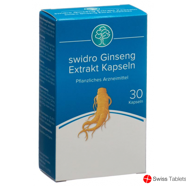 Swidro Ginseng Extrakt Kapseln 30 Stück buy online