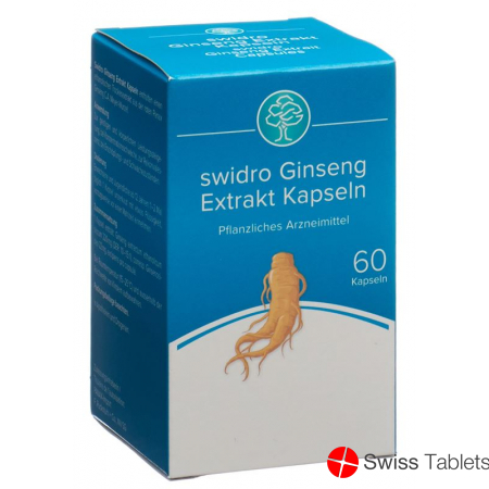 Swidro Ginseng Extrakt Kapseln 60 Stück buy online
