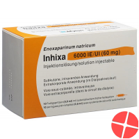 Inhixa Injektionslösung 60mg/0.6ml 10 Fertigspritzen 0.6ml Inhixa Injektionslösung 60mg/0.6ml 10 Fertigspritzen 0.6ml