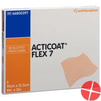 Acticoat Flex 7 Wundverband 10x12.5cm 5 Stück