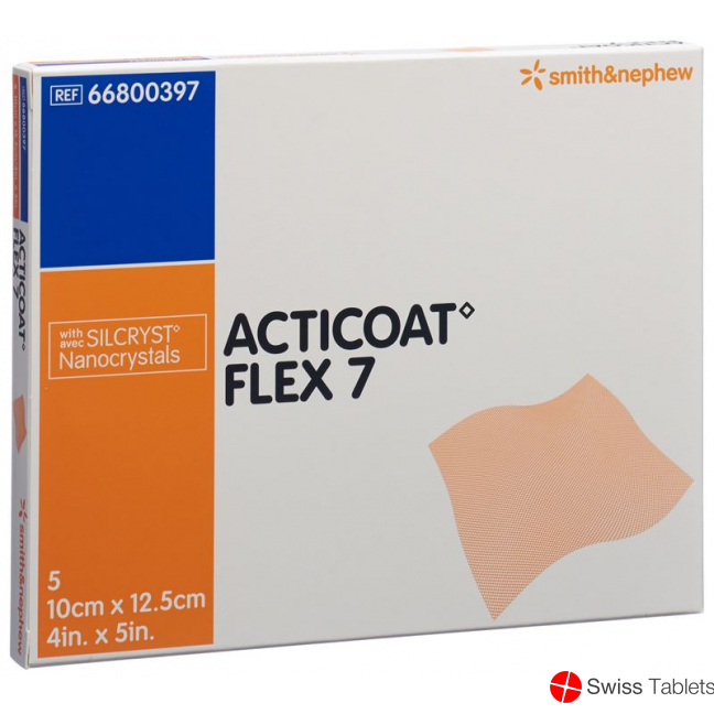 Acticoat Flex 7 Wundverband 10x12.5cm 5 Stück buy online