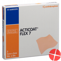 Acticoat Flex 7 Wundverband 5x5cm 5 Stück Acticoat Flex 7 Wundverband 5x5cm 5 Stück