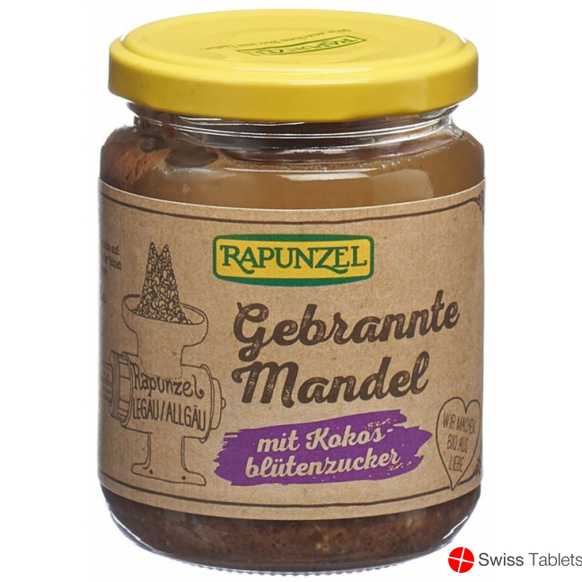 Rapunzel Creme Gebr Mandel Kokosblütenzucker 250 buy online