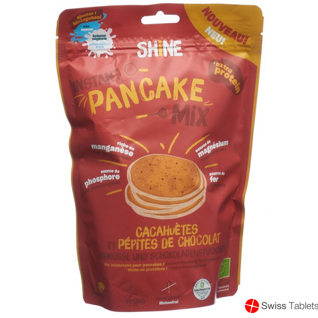 Shine Instant Pancake Mix Erdnues&schoko Bio 400g buy online