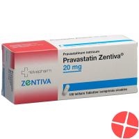 Zentiva Pravastatin 20 mg 100 tablets