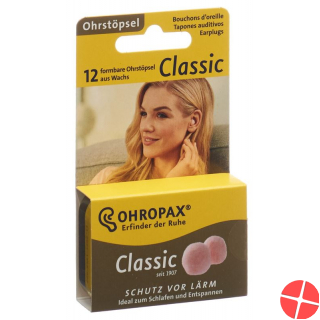 Earplugs Classic wax spheres 12 pieces