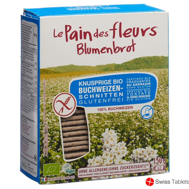 Blumenbrot Knusprige Schnitten Buchweiz ohne Zucker 150g buy online