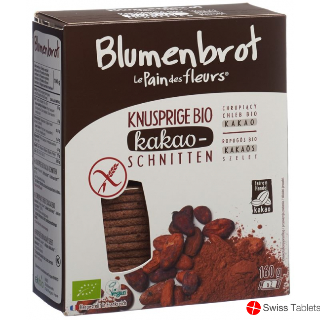 Blumenbrot Knusprige Schnitten Kakao 150g buy online