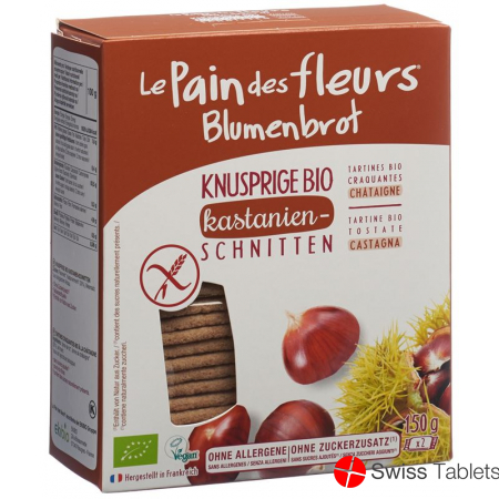 Blumenbrot Knusprige Schnitten Kastanien 150g buy online
