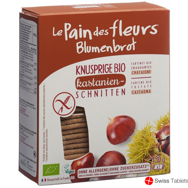 Blumenbrot Knusprige Schnitten Kastanien 150g buy online