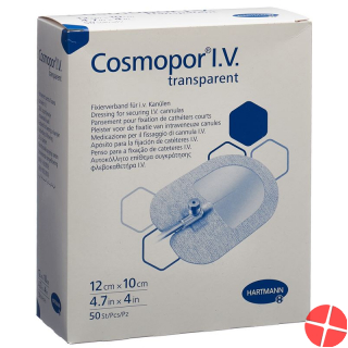Cosmopor i.v. 10x12cm Transparent 50 Stück