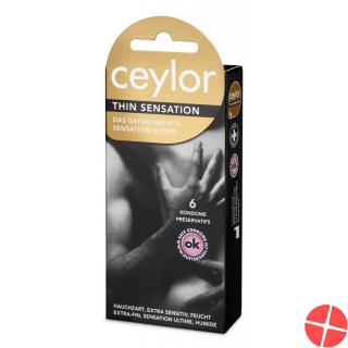 Ceylor Thin Sensation Condoms 6 pieces