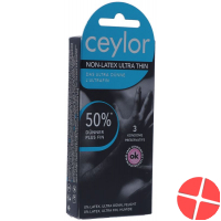 Ceylor Non Latex Condoms Ultra Thin 3 pieces