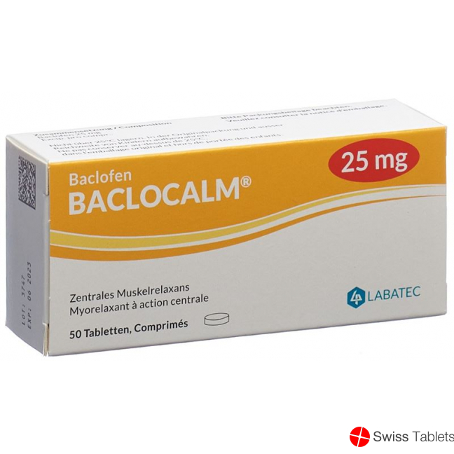 Baclocalm Tabletten 25mg 50 Stück buy online