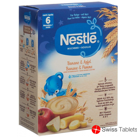 Nestle Baby Cereals Pyjama Banane Apfel 6m 480g buy online