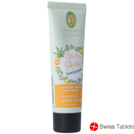 Primavera Handcreme Glücksgefühle Tube 50ml buy online
