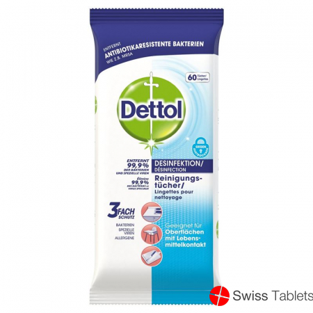 Dettol Desinfektions Reinigungtücher 60 Stück buy online