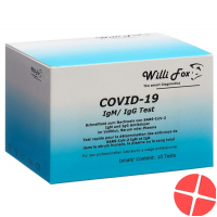 Willi Fox COVID-19 IgM / IgG rapid test 10 pcs
