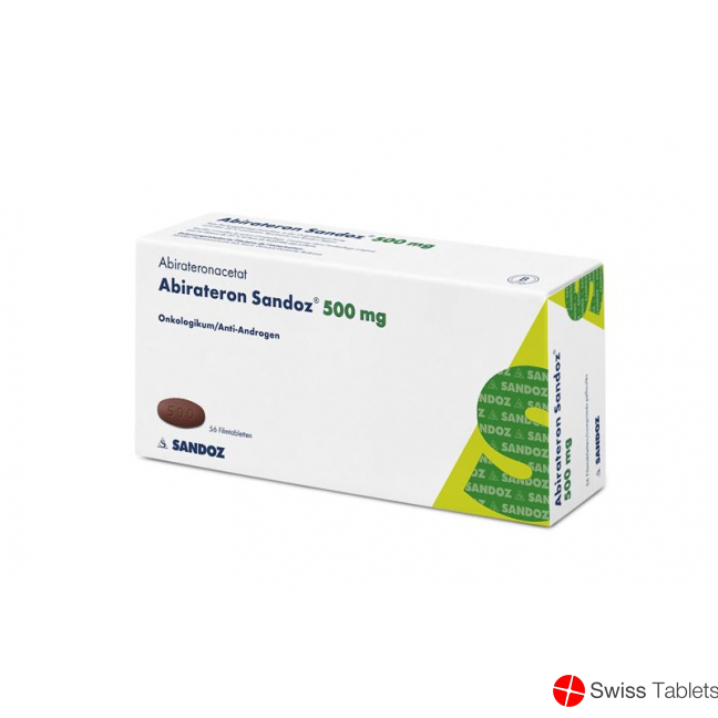 Abirateron Sandoz Filmtabletten 500mg 56 Stück buy online