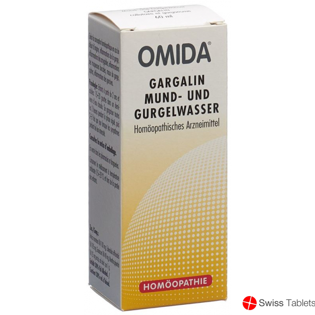 Omida Gargalin Mund- und Gurgelwasser Flasche 60ml buy online
