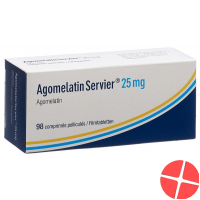 Agomelatin Servier Filmtabletten 25mg 98 Stück