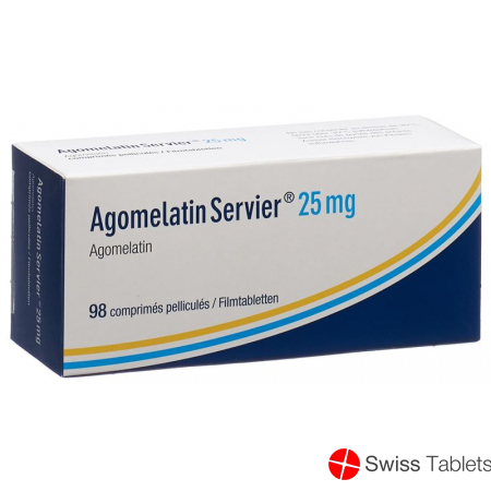 Agomelatin Servier Filmtabletten 25mg 98 Stück buy online