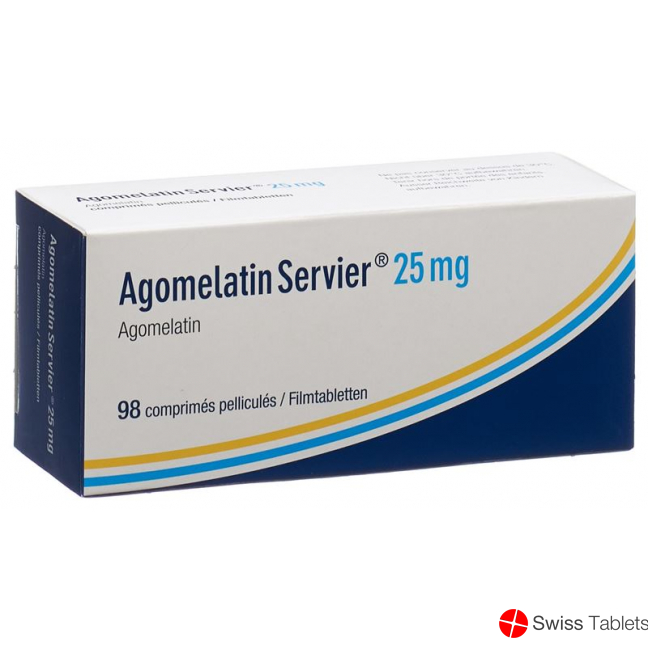 Agomelatin Servier Filmtabletten 25mg 98 Stück buy online