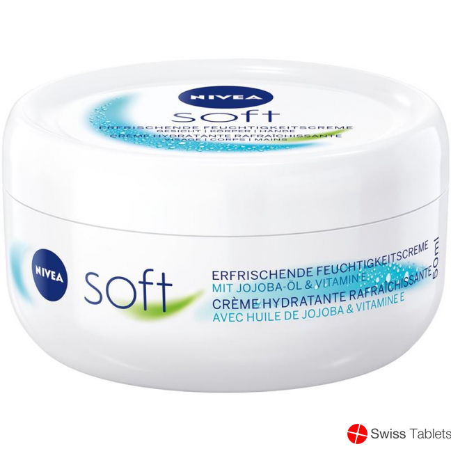 Nivea Soft Feuchtigkeitscreme (neu) Topf 50ml buy online