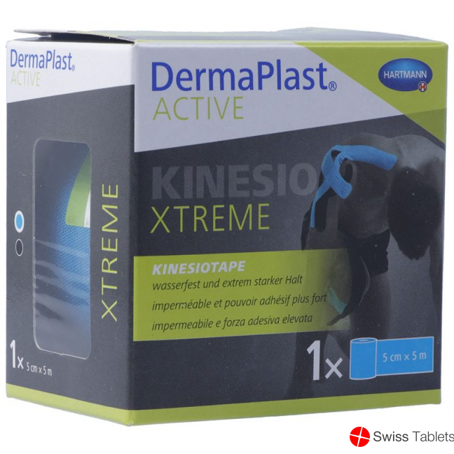 Dermaplast Active Kinesiotape Xtreme 5cmx5m Blue buy online